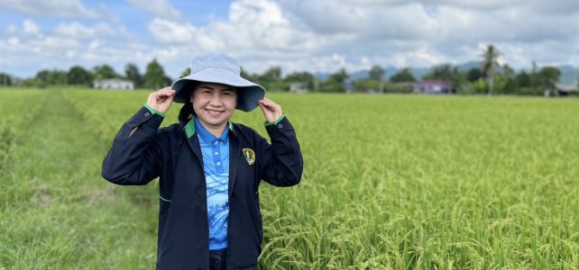 ลงพื้นที่ติดตาม เยี่ยมเยียนสมาชิกกลุ่มเกษตรกรผู้ปลูกข้าวอำเภอด่านมะขามเตี้ย