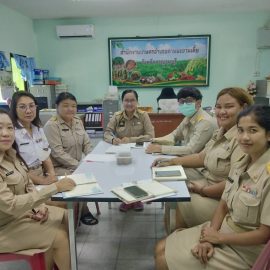 ประชุมสำนักงานเกษตรอำเภอตามระบบส่งเสริม T&VSystems
