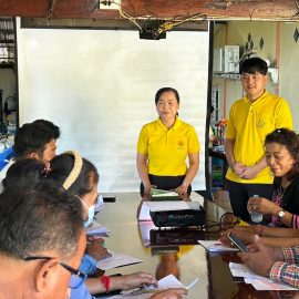 จัดอบรมหลักสูตรการพัฒนาเกษตรกรให้เป็นเกษตรกรปราดเปรื่อง (Smart Farmer) ครั้งที่ 1