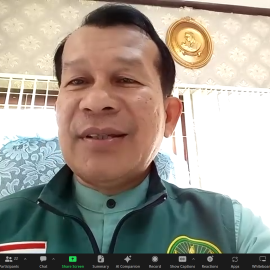 อบรมเชิงปฏิบัติการโครงการพัฒนาศักยภาพผู้นำกลุ่มแม่บ้านเกษตรกร ระดับจังหวัด ผ่านระบบออนไลน์ Zoom Meetings