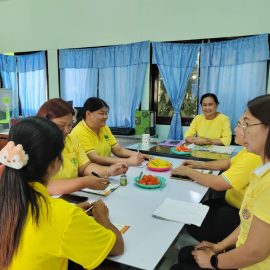 ประชุมสำนักงานเกษตรอำเภอด่านมะขามเตี้ย ตามระบบ (T&V Systems)