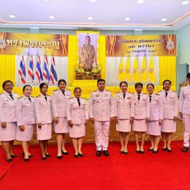 ร่วมพิธีเฉลิมพระเกียรติพระบาทสมเด็จพระเจ้าอยู่หัว เนื่องในโอกาสพระราชพิธีมหามงคลเฉลิมพระชนมพรรษา 6 รอบ 72 พรรษา