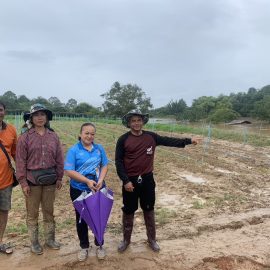 ติดตามสถานการณ์น้ำท่วมและสำรวจพื้นที่การเกษตร ที่ได้รับความเสียหายจากอุทกภัย