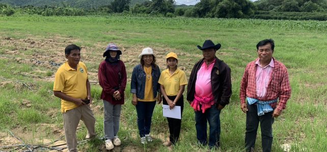 ติดตามสถานการณ์น้ำท่วมและสำรวจพื้นที่การเกษตร ที่ได้รับความเสียหายจากอุทกภัย