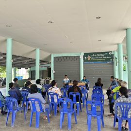 ลงพื้นที่ประชาคมเกษตรกรผู้ปลูกข้าวนาปี ประจำปี 2567/68