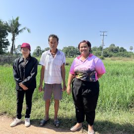 เกษตรด่านมะขามเตี้ย…เยี่ยมเยียนเกษตรกรผู้ปลูกข้าว