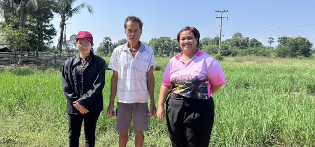เกษตรด่านมะขามเตี้ย…เยี่ยมเยียนเกษตรกรผู้ปลูกข้าว