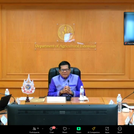 ร่วมอบรมพัฒนาทักษะนายทะเบียนวิสาหกิจชุมชน ประจำปีงบประมาณ พ.ศ.2568ผ่านระบบประชุมออนไลน์ Zoom Meeting