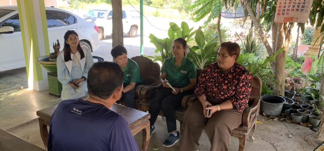 เกษตรด่านมะขามเตี้ย…เยี่ยมเยียนเกษตรกรผู้ปลูกผัก ณ หมู่ 9 ตำบลด่านมะขามเตี้ย