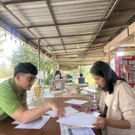 การรณรงค์ส่งเสริมการหยุดเผา ผลกระทบจากการเผาในพื้นที่การเกษตรณ หมู่ 3 ตำบลจรเข้เผือก