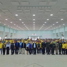 ร่วมพิธีเปิดโครงการฝึกอบรมชุดรักษาความปลอดภัยหมู่บ้าน (ชรบ.) อำเภอด่านมะขามเตี้ย