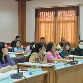 ประชุมหัวหน้าส่วนราชการ ประจำเดือนกุมภาพันธ์ 2568