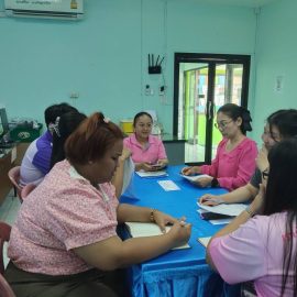 ประชุมคณะทำงานจัดการความรู้ เพื่อวางแผนการจัดการความรู้ของหน่วยงานณ สำนักงานเกษตรอำเภอด่านมะขามเตี้ย จังหวัดกาญจนบุรี