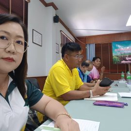 ร่วมประชุมโครงการบริหารจัดการทรัพยากรดินระดับตำบล ณ ห้องประชุมองค์การบริหารส่วนตำบลหนองไผ่ อำเภอด่านมะขามเตี้ย จังหวัดกาญจนบุรี