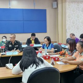ประชุมหัวหน้าส่วนราชการ ประจำเดือนมิถุนายน 2568 ณ ห้องประชุมสำนักงานสาธารณสุขอำเภอด่านมะขามเตี้ย จังหวัดกาญจนบุรี