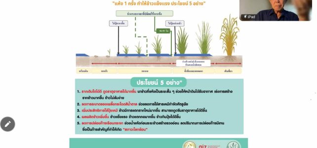 ร่วมสัมมนาเชิงปฏิบัติการ การขับเคลื่อนการใช้แผนที่เกษตรเพื่อการบริหารจัดการเชิงรุก (Agri-Map) ระดับเขต ครังที่ 2/2568 ผ่านระบบ ZOOM
