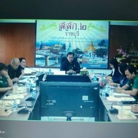 เวทีแลกเปลี่ยนเรียนรู้ในการบริหารจัดการตามศักยภาพพื้นที่ ด้วยเทคโนโลยีนวัตกรรม ครั้งที่ 1 ผ่านระบบ ZOOM ณ ห้องประชุมสำนักงานเกษตรจังหวัดกาญจนบุรี