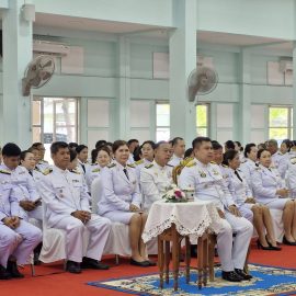 #เกษตรด่านมะขามเตี้ย…ร่วมพิธีเนื่องในโอกาสวันเฉลิมพระชนมพรรษา สมเด็จพระนางเจ้าสิริกิติ์ พระบรมราชินีนาถ พระบรมราชชนนีพันปีหลวง 12 สิงหาคม 2568 ณ หอประชุมอำเภอด่านมะขามเตี้ย จังหวัดกาญจนบุรี