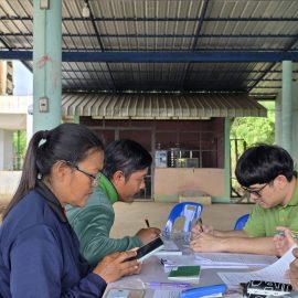 #เกษตรด่านมะขามเตี้ย.….ลงพื้นที่ให้บริการรับขึ้นและปรับปรุงข้อมูลทะเบียนเกษตรกร ปี 2568/69 ณ หมู่ 5 ตำบลจรเข้เผือก อำเภอด่านมะขามเตี้ย จังหวัดกาญจนบุรี