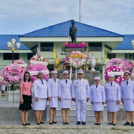 #เกษตรอำเภอด่านมะขามเตี้ย .….ร่วมกิจกรรมน้อมรำลึกเนื่องในวันคล้ายวันสวรรคตพระบาทสมเด็จพระจุลจอมเกล้าเจ้าอยู่หัว 23 ตุลาคม 2568 “วันปิยมหาราช” ณ บริเวณลานพระบรมราชานุเสาวรีย์ พระบาทสมเด็จพระจุลจอมเกล้าเจ้าอยู่หัว ที่ว่าการอำเภอด่านมะขามเตี้ย จังหวัดกาญจนบุรี