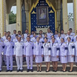 #เกษตรด่านมะขามเตี้ย.….ร่วมพิธีบำเพ็ญกุศลทักษิณานุประทานอุทิศถวายพระราชกุศลสมเด็จพระนางเจ้าสิริกิติ์ พระบรมราชินีนาถ พระบรมราชชนนีพันปีหลวง ณ วัดท่าเสด็จ หมู่1 ตำบลจรเข้เผือก อำเภอด่านมะขามเตี้ย จังหวัดกาญจนบุรี