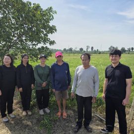 #เกษตรด่านมะขามเตี้ย.…ลงตรวจสอบพื้นที่ปลูกข้าวนาปี รอบปี 2568/69 ณ หมู่ 7 ตำบลกลอนโด อำเภอด่านมะขามเตี้ย จังหวัดกาญจนบุรี