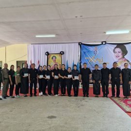 #เกษตรด่านมะขามเตี้ย .….ร่วมพิธีอัญเชิญและแลกเงินพระราชทานขวัญถุงกองทุนแม่ของแผ่นดิน ประจำปี 2568 ณ ศาลาประชาคมบ้านกลอนโด หมู่ที่ 2 ตำบลกลอนโด อำเภอด่านมะขามเตี้ยจังหวัดกาญจนบุรี