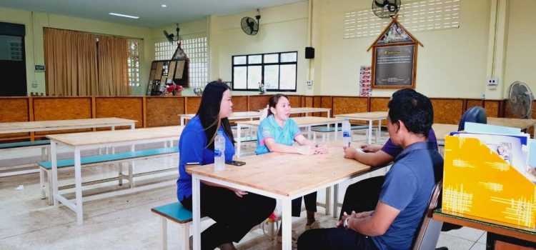 เกษตรหนองปรือ…ลงพื้นที่เยี่ยมเยียนเก็บข้อมูลการดำเนินงานของกลุ่มยุวเกษตรกร