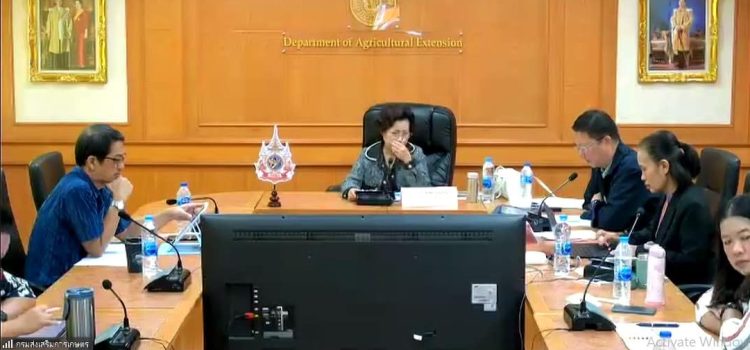 เกษตรหนองปรือ…ร่วมประชุมชี้แจงโครงการภายใต้กองวิจัยและพัฒนางานส่งเสริมการเกษตร