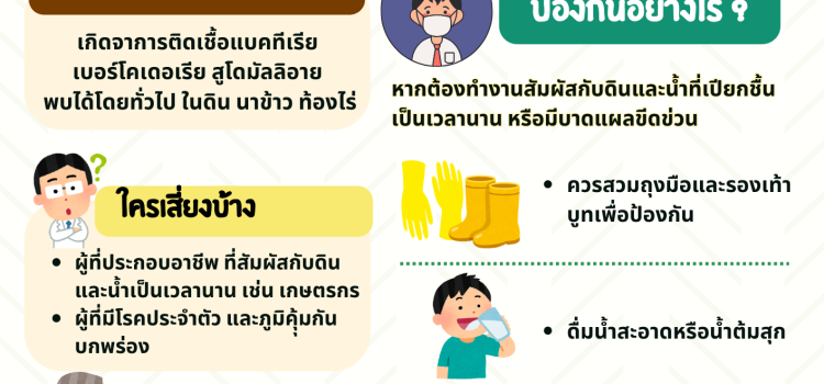 เกษตรไทรโยค….ขอประชาสัมพันธ์เกษตรกรในพื้นที่ เฝ้าระวังโรคเมลิออยต์หรือโรคไข้ดิน เกษตรไทรโยค….ขอประชาสัมพันธ์เกษตรกรในพื้นที่ เฝ้าระวังโรคเมลิออยต์หรือโรคไข้ดิน