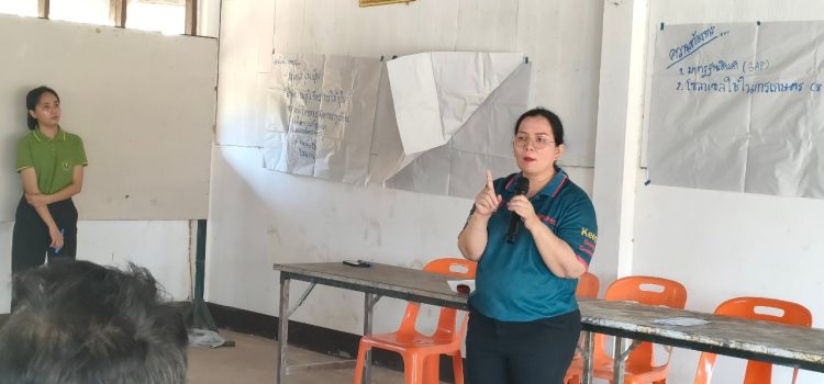 เวทีชุมชนโครงการขับเคลื่อนการเกษตรระดับหมู่บ้าน (เกษตรมูลค่าสูง)