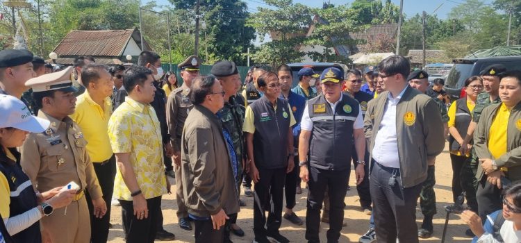 เกษตรสังขละบุรี เข้าร่วมต้อนรับรัฐมนตรีว่าการกระทรวงเกษตรและสหกรณ์
