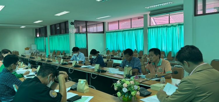 วันที่ 21 ธันวาคม 2566 ดำเนินการประชุมคณะอนุกรรมการส่งเสริมวิสาหกิจชุมชนอำเภอ