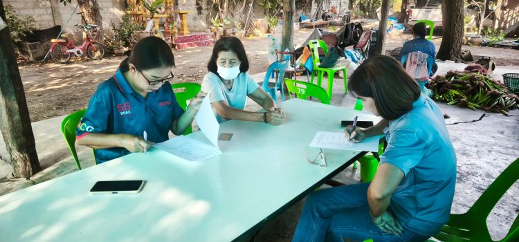 วันที่ 13 กุมภาพันธ์ 2567 ดำเนินการจัดเก็บข้อมูลเกษตรกรเข้ารับการอบรมเสริมสร้างศักยภาพเกษตรกรผู้นำ โครงการศูนย์เรียนรู้การเพิ่มประสิทธิภาพการผลิตสินค้าเกษตร (ศพก.)  ประจำปีงบประมาณ พ.ศ.2568  จำนวน 10 ราย ณ ศูนย์เรียนรู้เครือข่ายการปลูกผักบ้านท่ามะกา