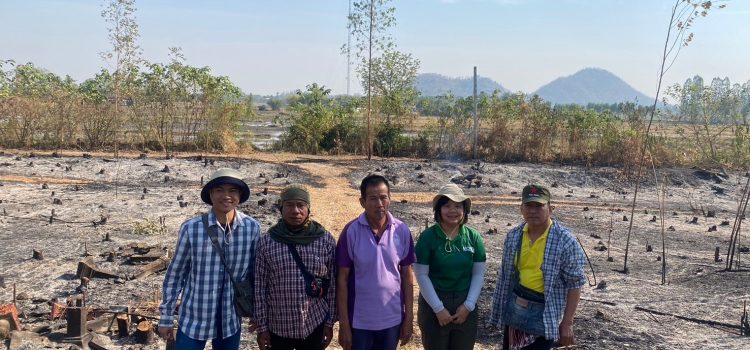 วันที่ 11 กุมภาพันธ์ 2568 ลงพื้นที่ตรวจสอบข้อเท็จจริง ณ พื้นที่หมู่ที่ 1 ตำบลเขาสามสิบหาบ อำเภอท่ามะกา จังหวัดกาญจนบุรี หลังจากได้รับข้อมูลการตรวจจุดความร้อน (Hotspot) ด้วยดาวเทียม จำนวน 1 จุด