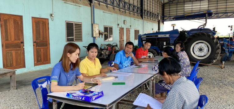 วันที่ 4 เมษายน 2568 ดำเนินการรับขึ้นทะเบียนและปรับปรุงข้อมูลทะเบียนเกษตรกรในพื้นที่หมู่ที่ 5 ตำบลยางม่วง อำเภอท่ามะกา จังหวัดกาญจนบุรี