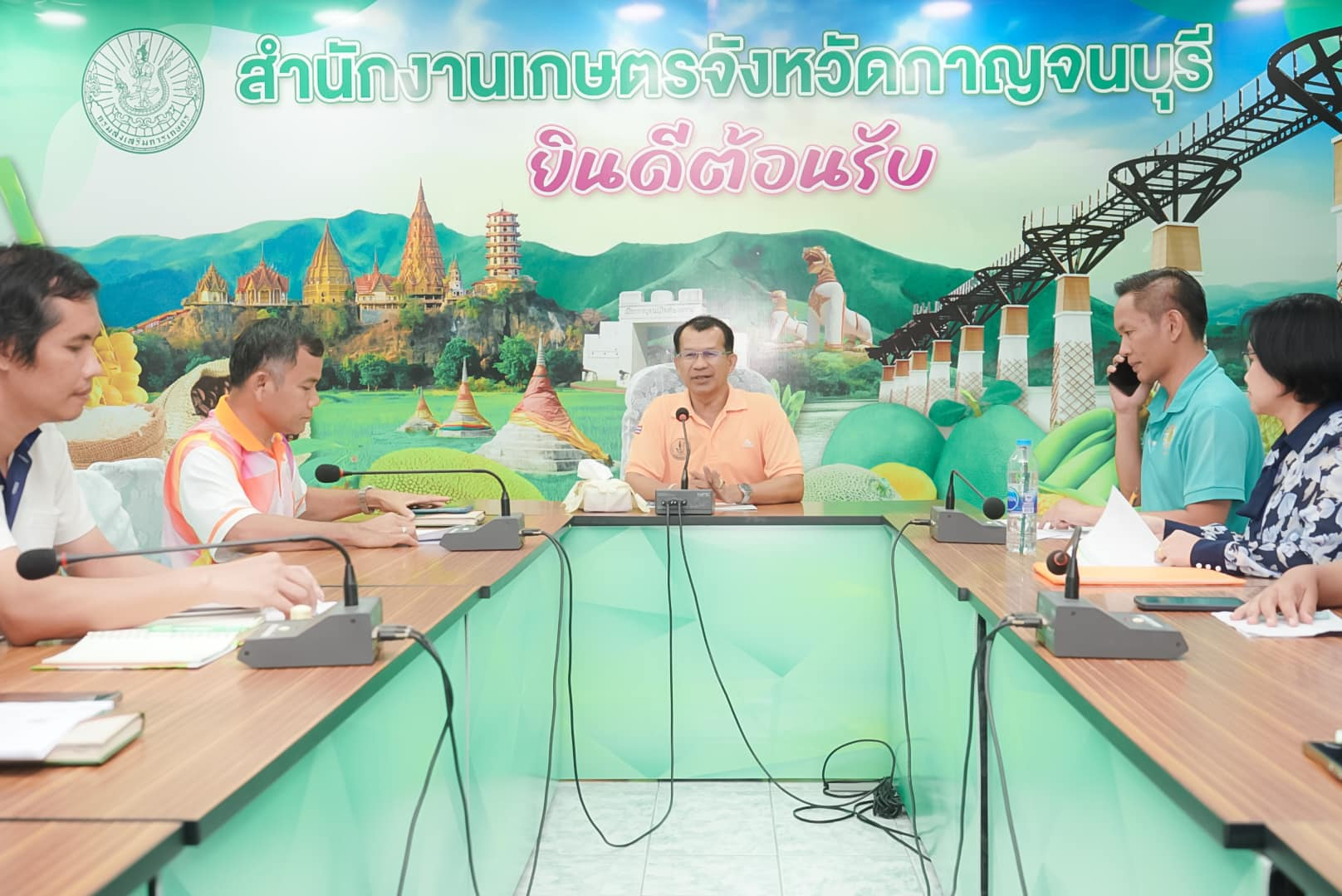 เกษตรกาญจน์….ประชุมวางแผนการดำเนินงานโครงการส่งเสริมการเกษตรของจังหวัดกาญจนบุรีประจำปีงบประมาณ 2568